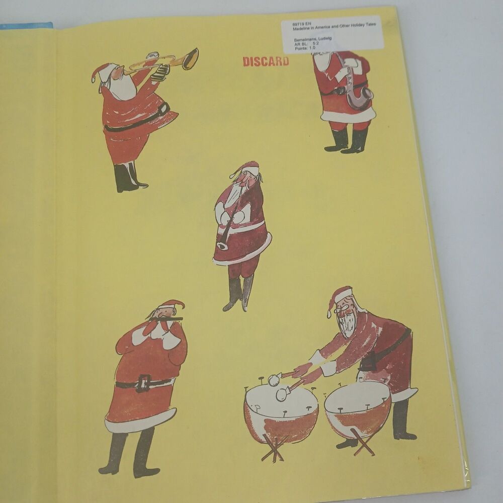 Madeline in America and Other Holiday Tales Hardcover Book Ludwig Bemelmans - Picture 8 of 10
